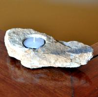 The top of the first candle holder