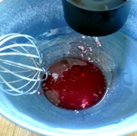 Mix the brandy and sugar