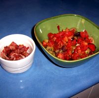 Bacon, Olives and Sundried Tomatoes