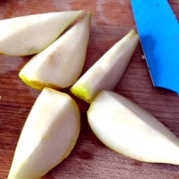 Prepare the pear