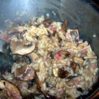 Add Coppa, Mushrooms and Cream